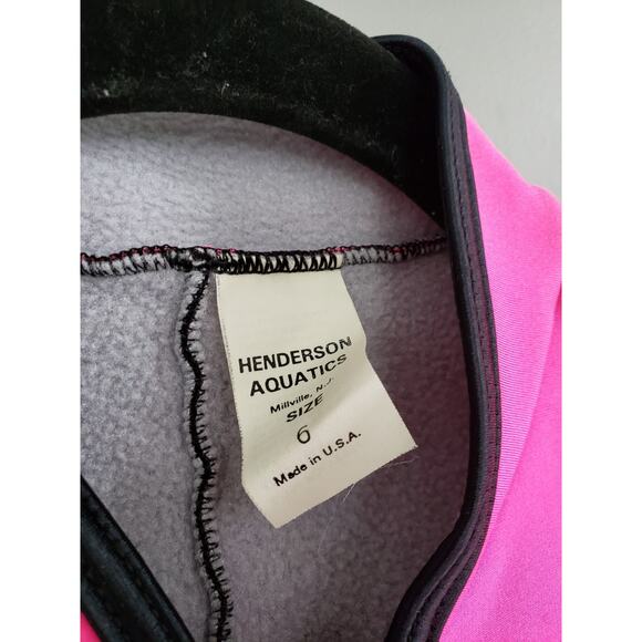 Henderson Aquatics Wetsuit, Black, Neon, Sz 6, Small, Front Zip, Scuba, Dive - Picture 4 of 6